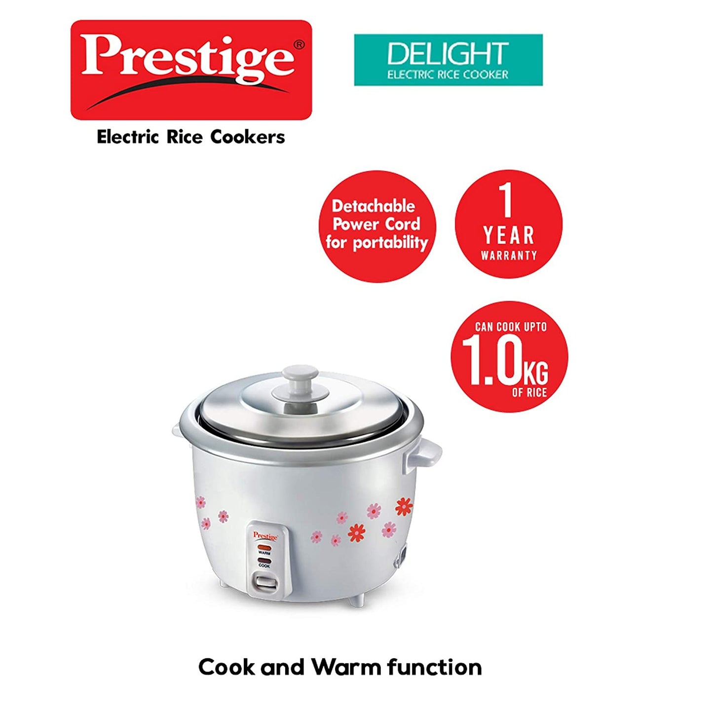 Prestige Electric Rice Cooker PRWO 1.8-2