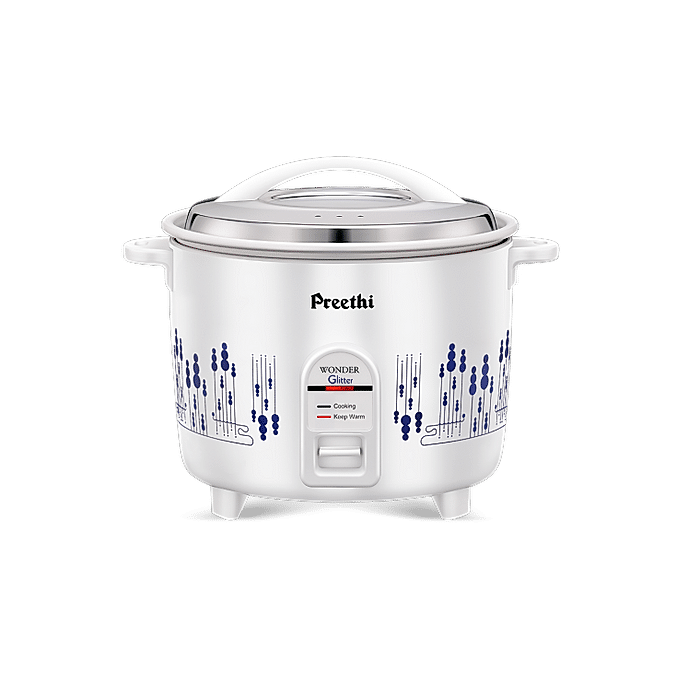 Preethi Glitter Electric Cooker, 2.2 Liters with Double Pan