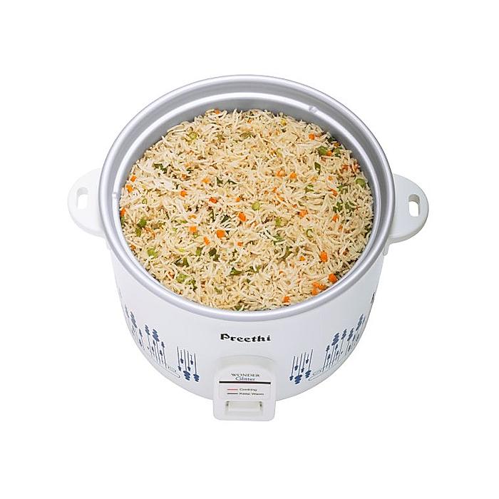 Preethi Glitter Electric Cooker, 2.2 Liters with Double Pan