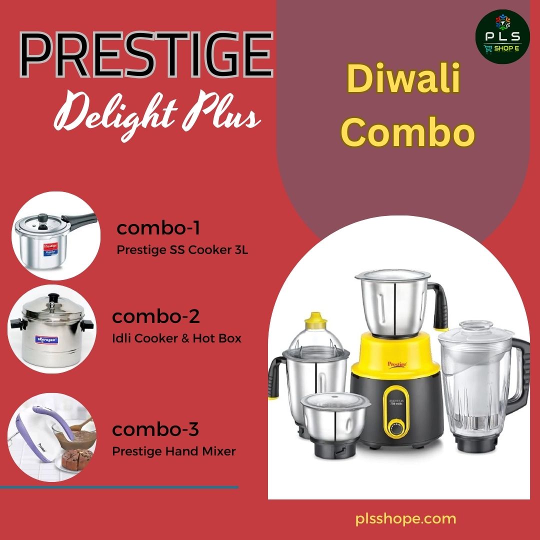 Prestige Delight Plus 750Watts Mixer Grinder Diwali Offer