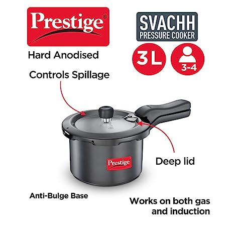 Prestige Svachh Hard Anodised Pressure Cooker