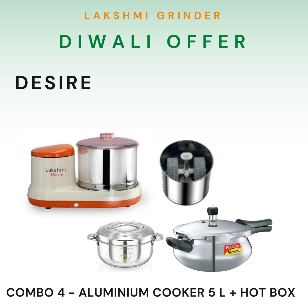 Lakshmi Wet Grinder Desire With Masala Drum Diwali Combo Offer 2025