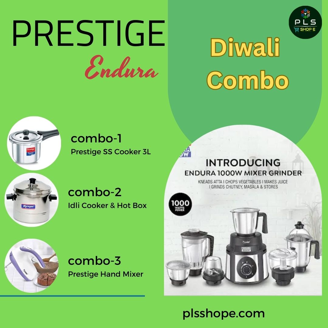 Prestige Endura 1000W Mixer Grinder Diwali Offer