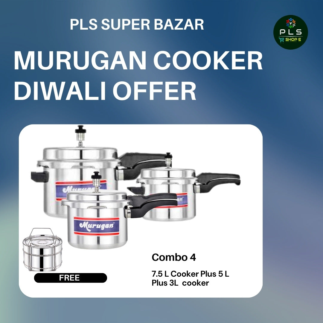 Murugan Aluminium Cooker Diwali Combo
