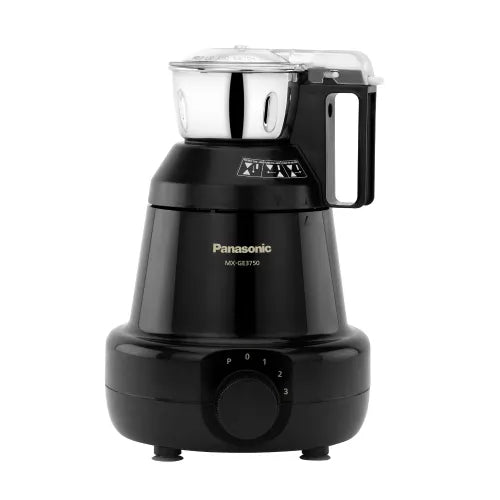 Panasonic MX-GE3750 750W Mixer Grinder with 3 Jars – Powerful, Durable & Sleek (Black)