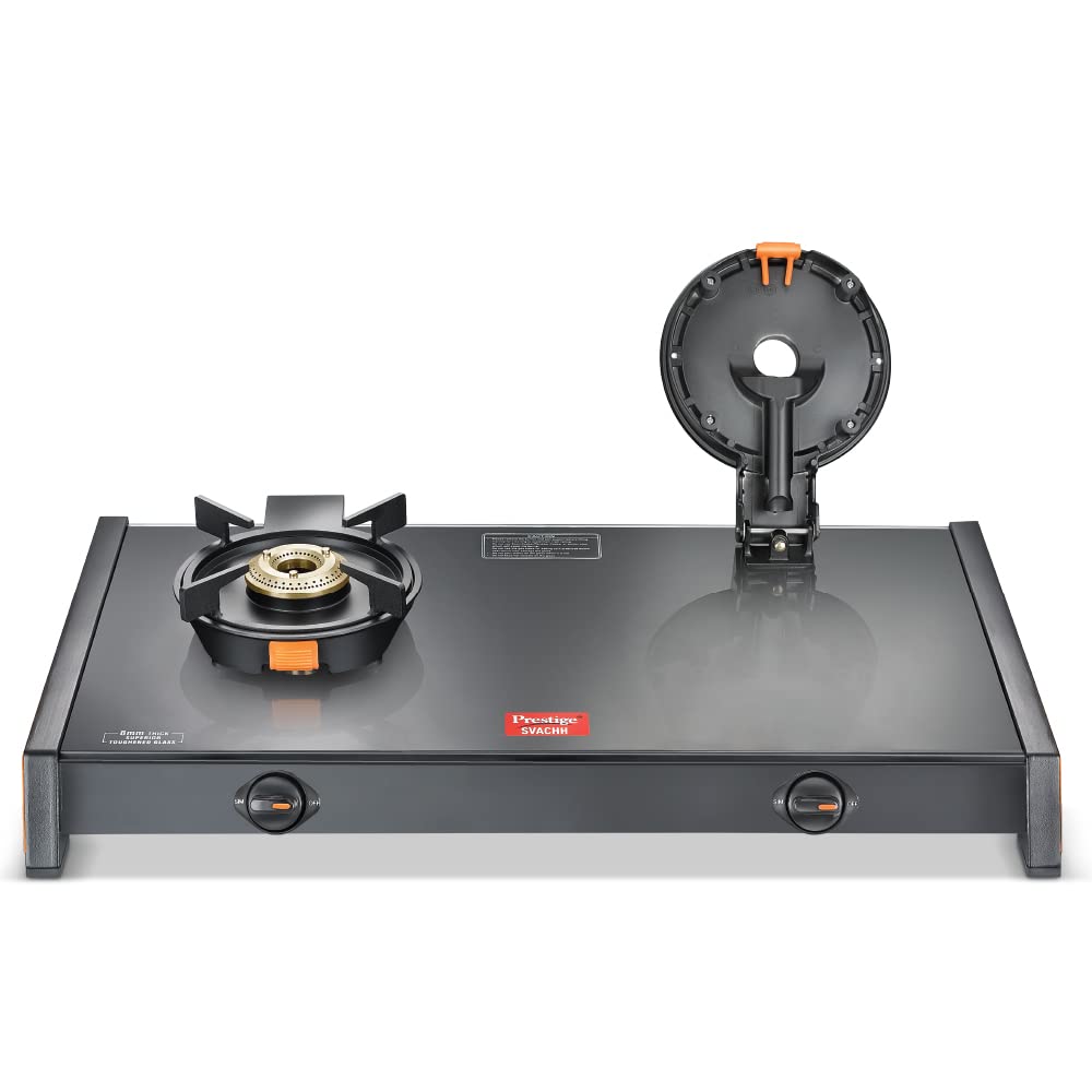 Prestige Svachh 2-Burner Gas Stove β Easy Lift & Clean | Spill-Proof, Toughened Glass Top