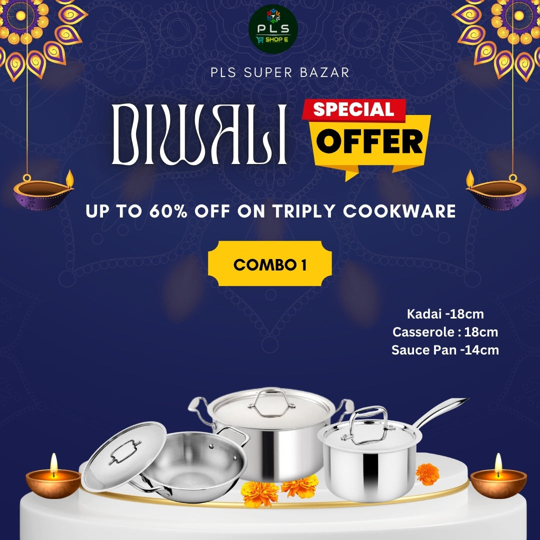 PLS Triply Cookware Diwali Combo Offer
