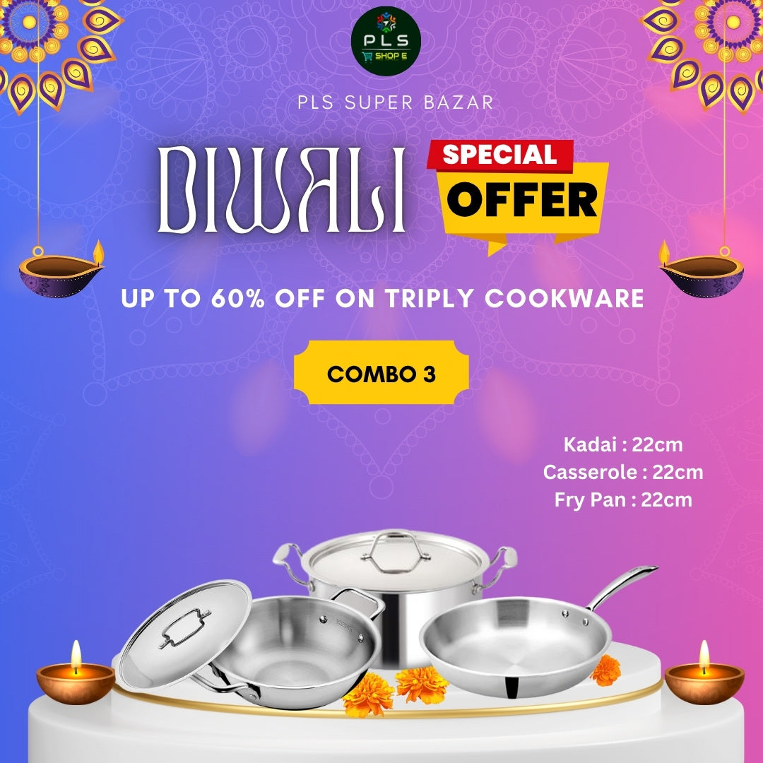 PLS Triply Cookware Diwali Combo Offer
