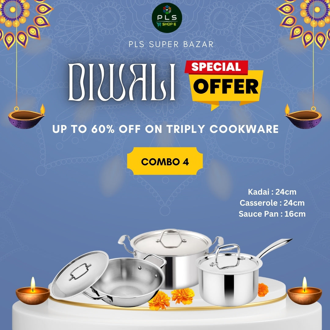 PLS Triply Cookware Diwali Combo Offer