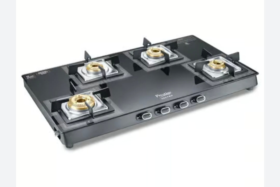 Prestige Vectra Glass Top Gas Stove for Efficient Cooking 2B/3B & 4B