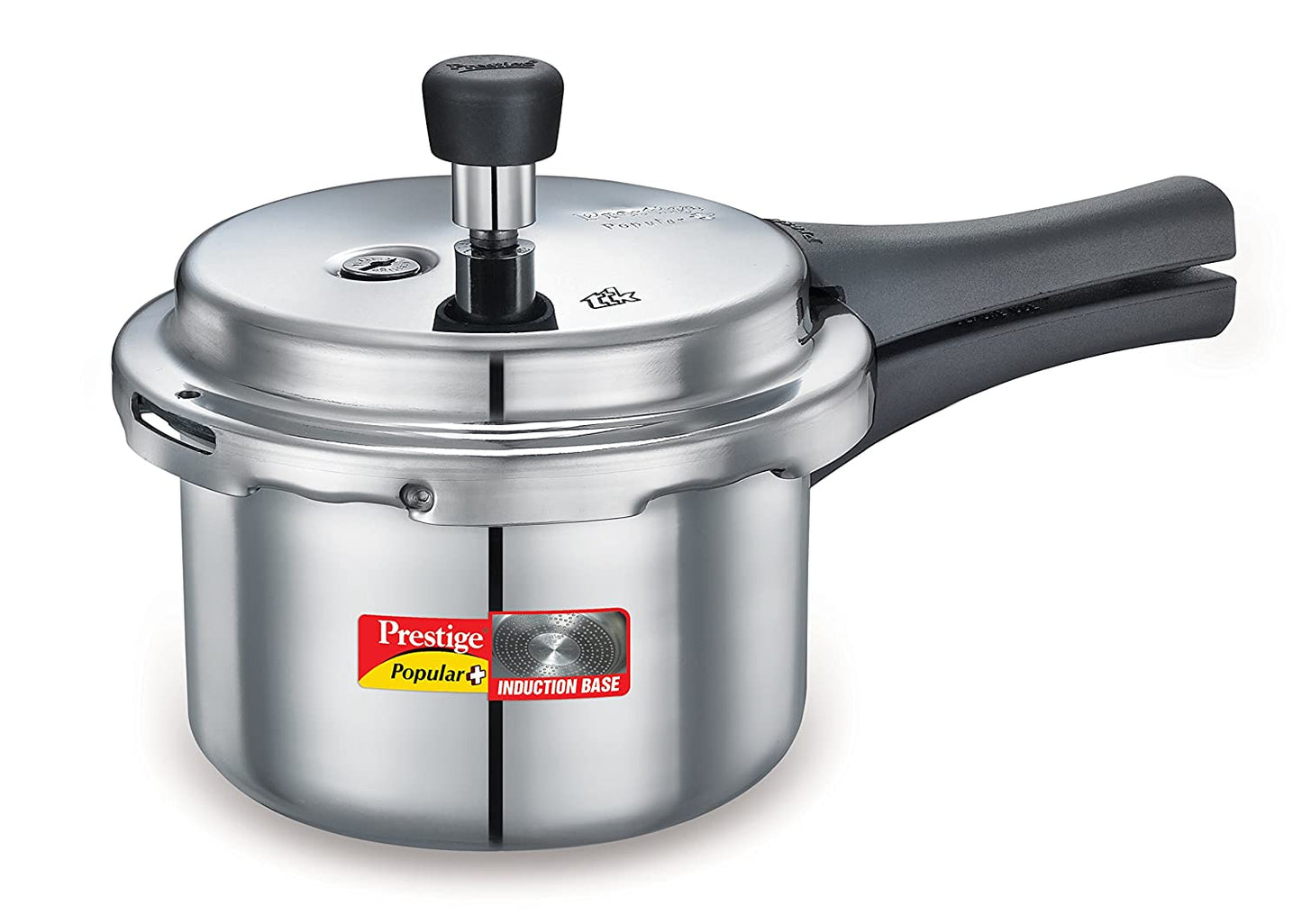Prestige Popular Plus Aluminum Pressure Cooker 1.5 Ltrs