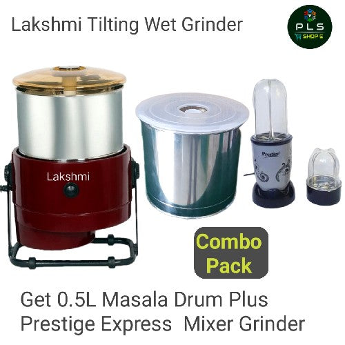 Lakshmi Tilting Wet Grinder Combi Pack
