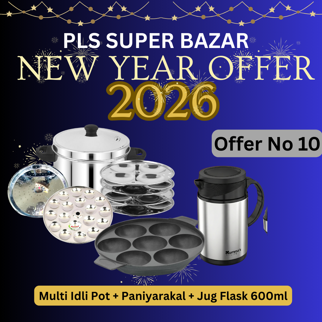 New Year Kitchen Combo Offer – Idli Cooker, Paniyaram Pan & 600ml Kettle