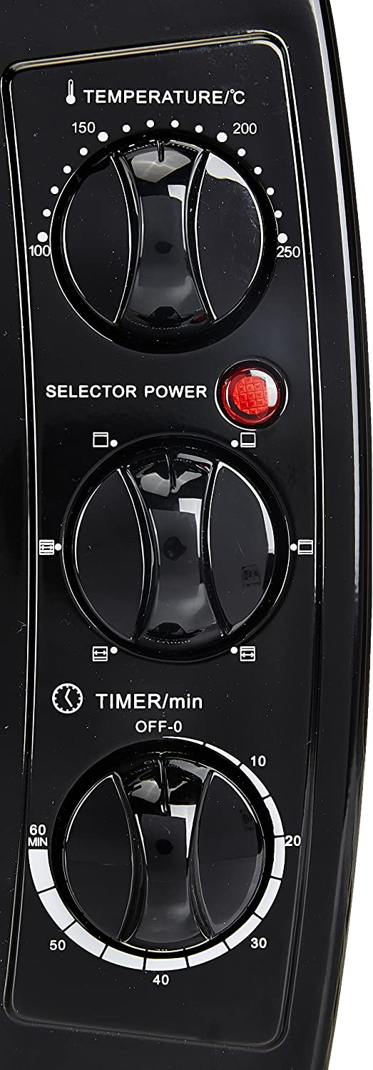 Prestige POTG 19 PCR 19 Liters Oven Toaster Grill, Black