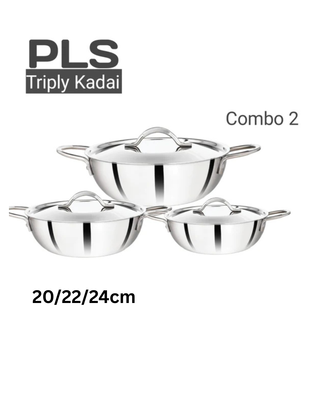 PLS Triply Kadai Combo Pack