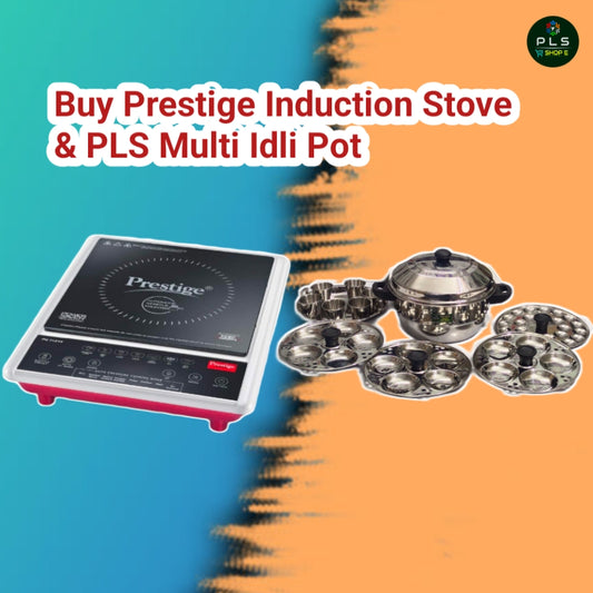 Buy Prestige Induction Stove & PLS Multi Idli Pot Combo