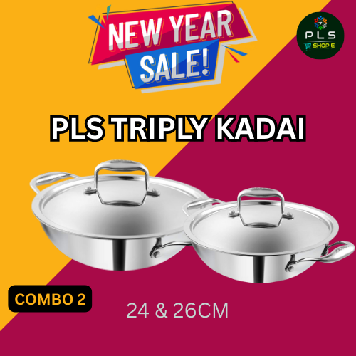 PLS Triply Kadai New Year 2026 Combo Offers | Best Price at PLS Super Bazar