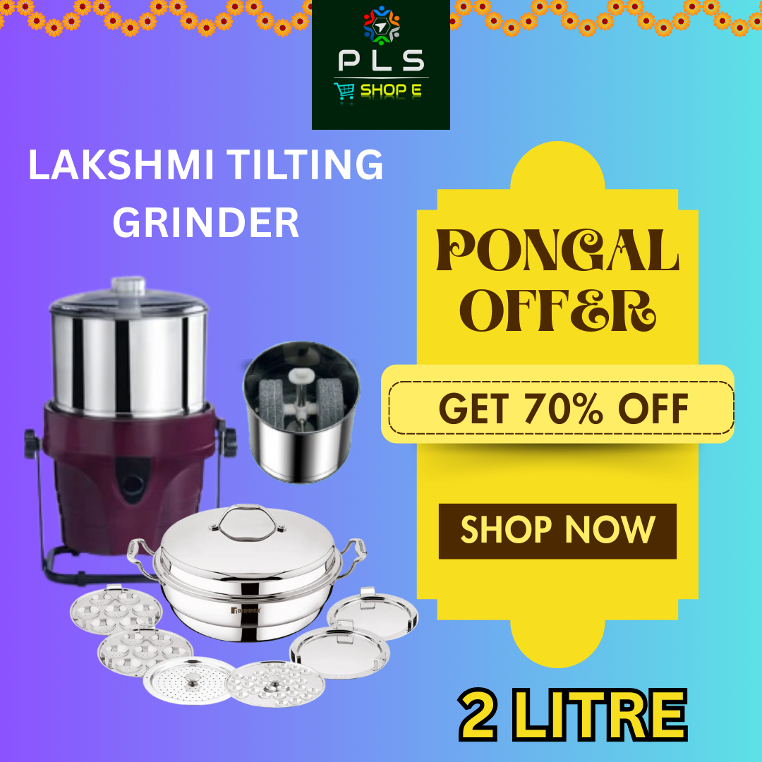 Lakshmi Wet Grinder – Pongal Special Offer | Flat 70% OFF | Durable & Powerful