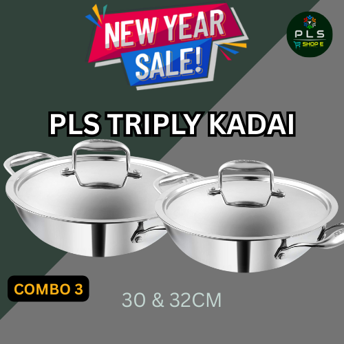 PLS Triply Kadai New Year 2026 Combo Offers | Best Price at PLS Super Bazar