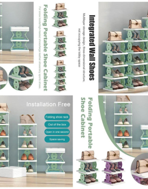 Plastic Creative 4 Layer Shoe Rack – PLS SUPER BAZAR