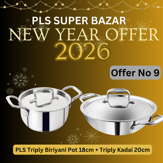 PLS Triply Kadai & Casserole New Year 2026 Offer – Best Festive Price