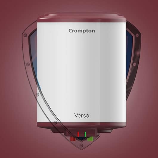 Crompton Versa 3525 Storage Water Heater 25L I 5 Star I Free Installation offers fast heating and advanced safety features.