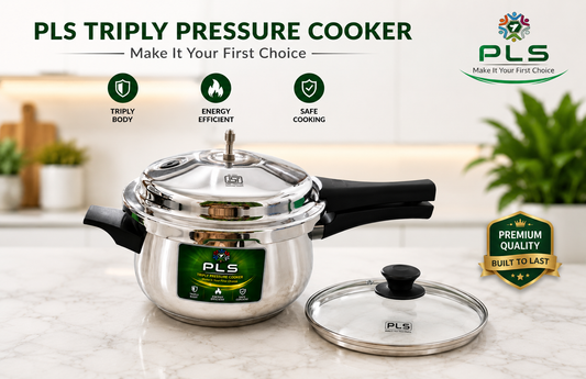 PLS Triply Handi Cooker With Glass Lid | Healthy & Fast Cooking