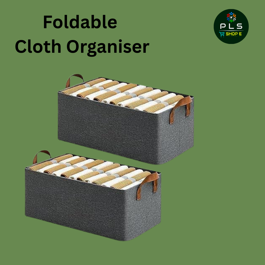 Cloth Organizer Storage Box  | Wardrobe Clothes Organizer | Space Saving Fabric Storage Box