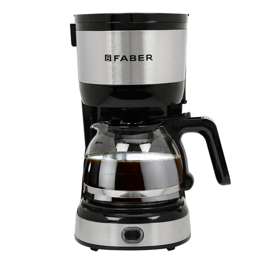 Faber Drip Coffee Maker FCM 0.6L | 800W | 4 Cups | Warming Plate | Removable Filter