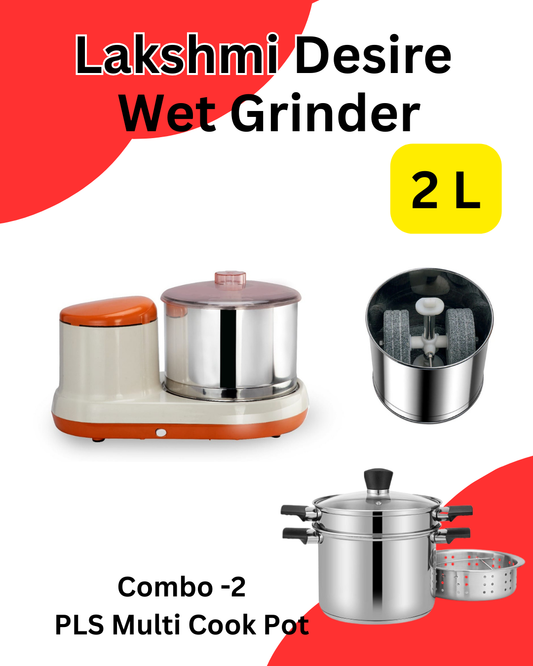 Lakshmi Grinder Desire Table Top Tamil New Year Offer 2 L With Masala Drum