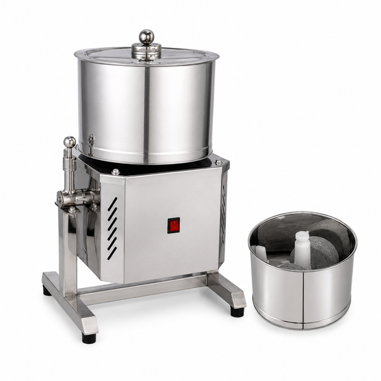 Lakshmi 3L Stainless Steel Wet Grinder with Masala Drum, Atta Kneader and Coconut Scraper