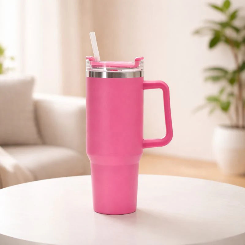 Insulated Hot & Cold Sipper Mug 1200ml | Large Capacity Travel Tumbler | Leak-Proof Lid