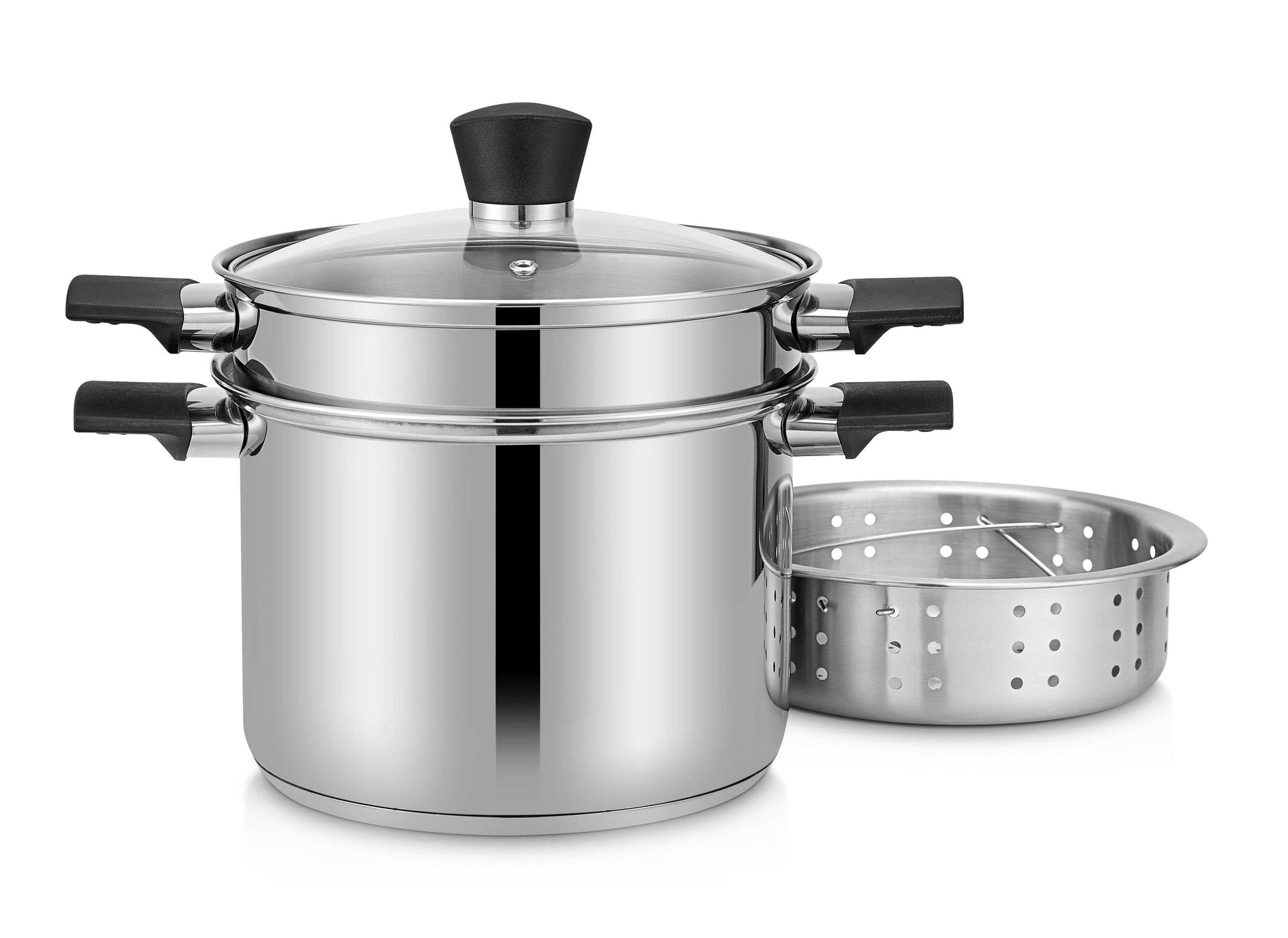 PLS Multi Cook Pot I All In One Multi Rice Pot, perfect for efficient cooking and dishwasher safe. 304 Grade Stainless Steel 