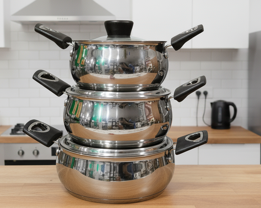 Buy PLS Triply Handi With Handle – Durable, Induction Compatible Cookware