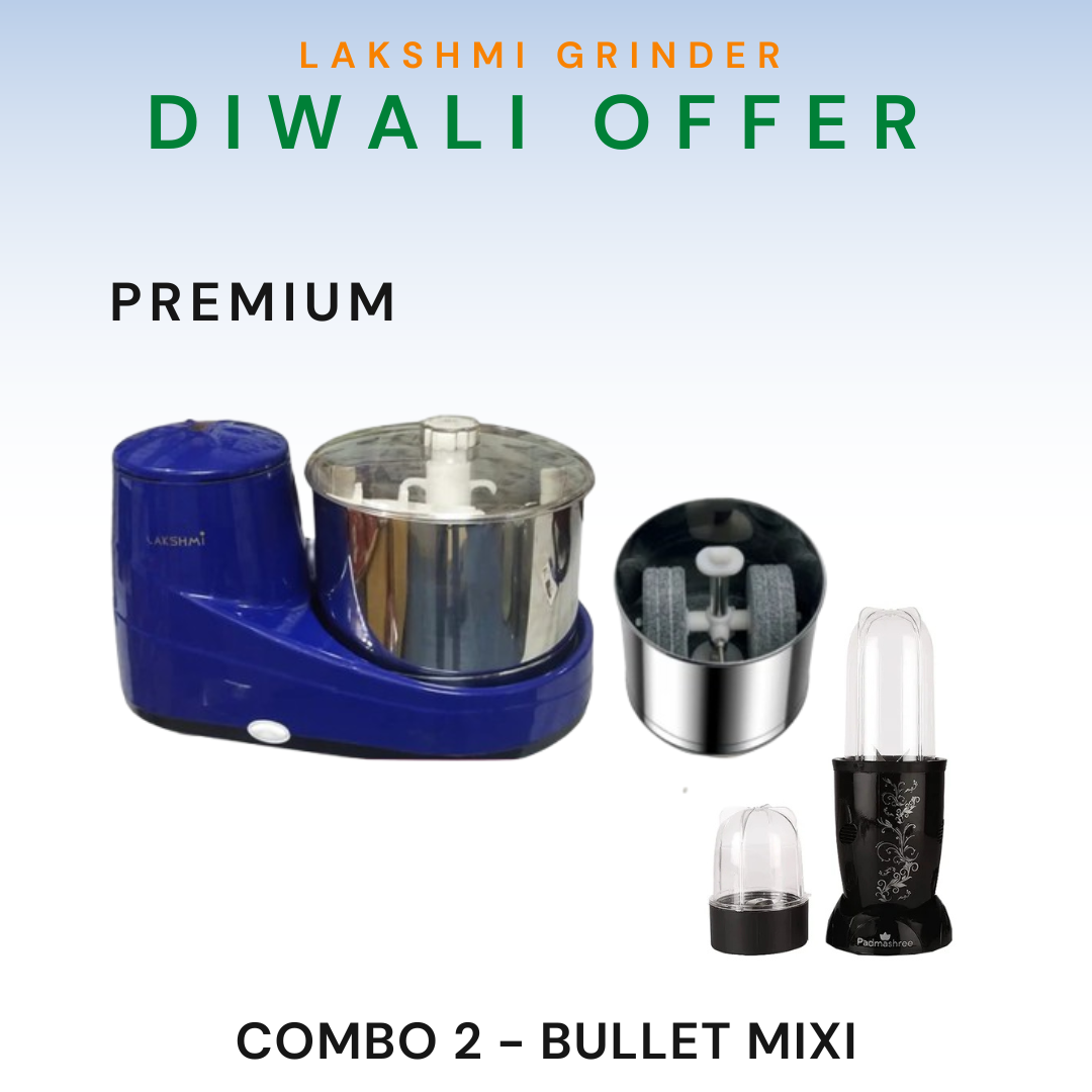 Lakshmi Wet Grinder Premium With Masala Drum Diwali  Combo Offer 2025