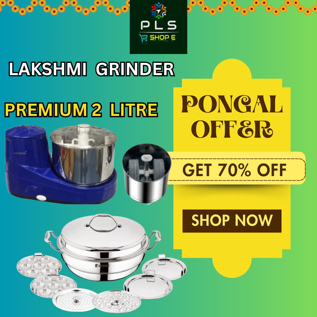 Lakshmi Wet Grinder – Pongal Special Offer | Flat 70% OFF | Durable & Powerful