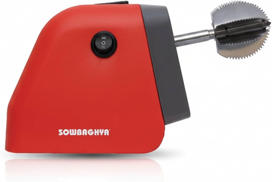 Sowbaghya Electric 2 in 1 Coconut Scraper & Knife Sharpener | Easy Coconut Grating Tool