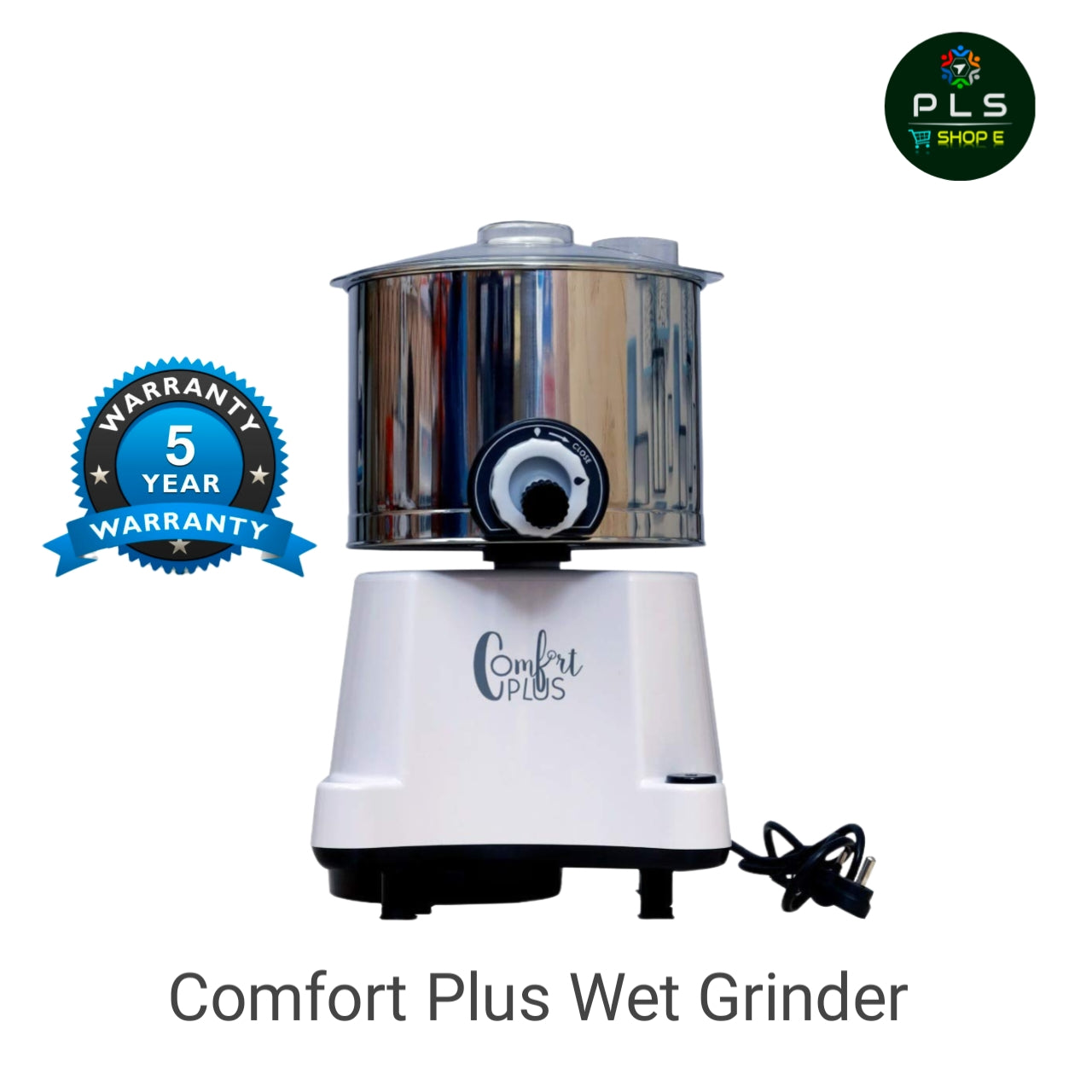 Automatic batter discharge wet grinder