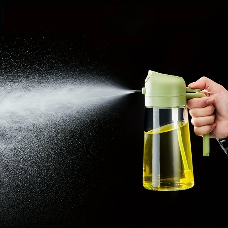 2 in 1 Oil Sprayer Bottle for Cooking | Spray & Pour Oil Dispenser | Healthy Kitchen Oil Control Bottle