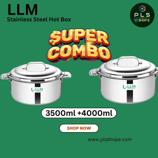 Buy LLM Hot Box Stainless Steel Casserole I Heat Retention, Leak Proof | Lowest Price Online