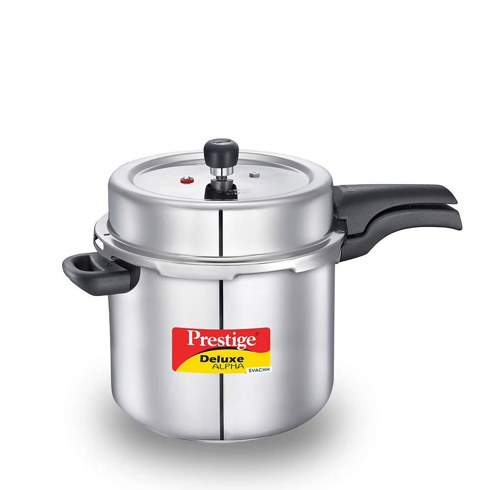 Prestige Delux Alpha Svachh Stainlesss Steel  Cooker 10L