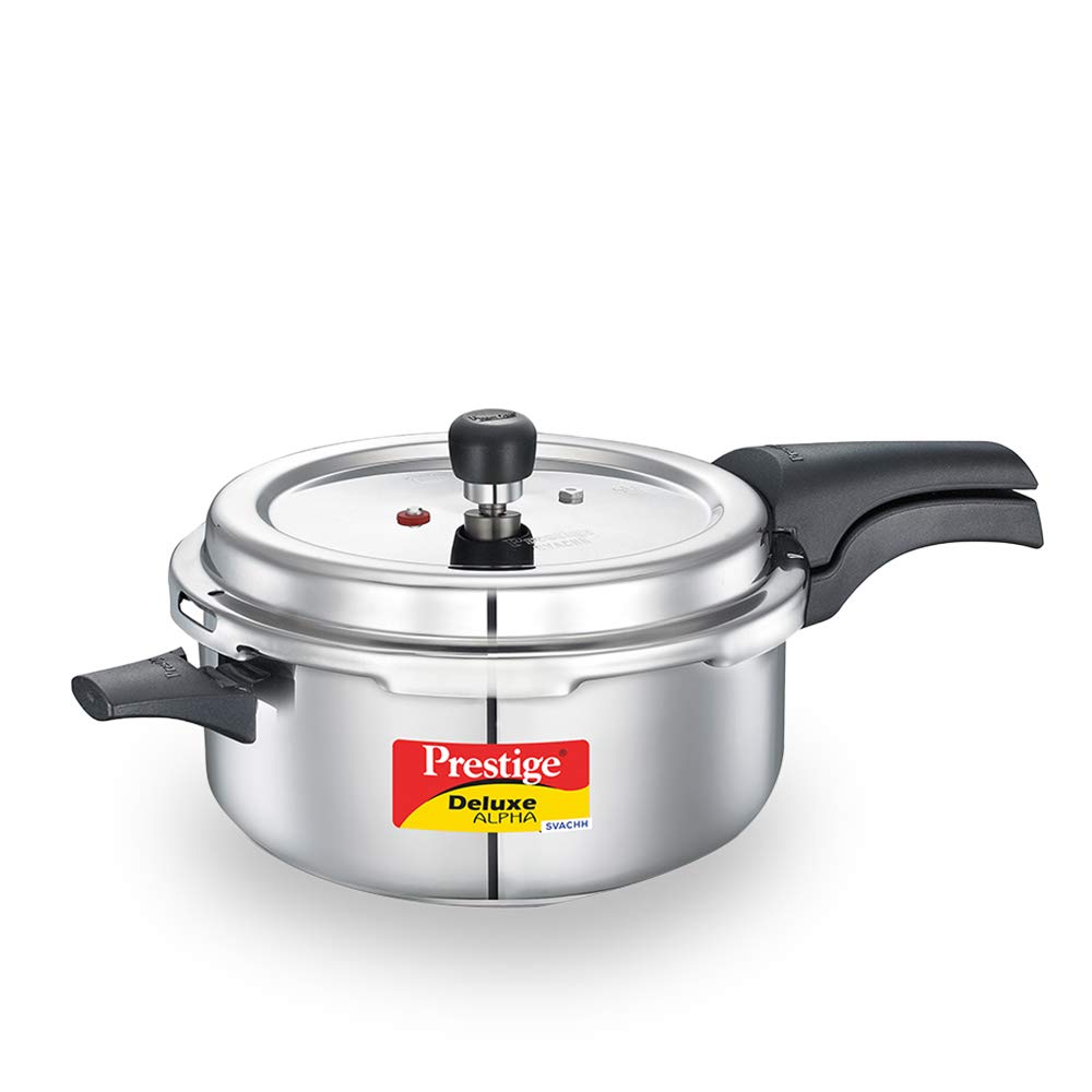 Prestige Delux Alpha Svachh Stainlesss Steel  Cooker Senior Pan(4 L)