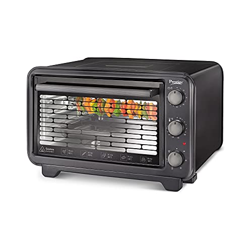 Prestige POTG 32 Litre Oven Toaster Griller with Convection Function | Black