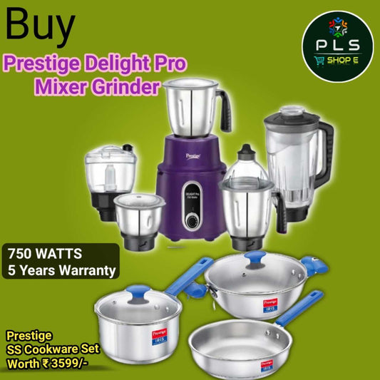 Prestige Delight Pro Mixer Grinder Combo Offer