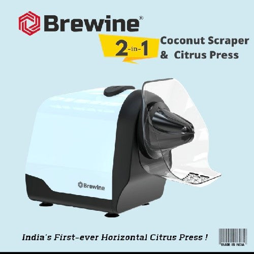 Brewine Coconut Scrapper Cum Citrus Juicer (2 in 1)