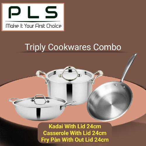 PLS Triply Cookware Combo